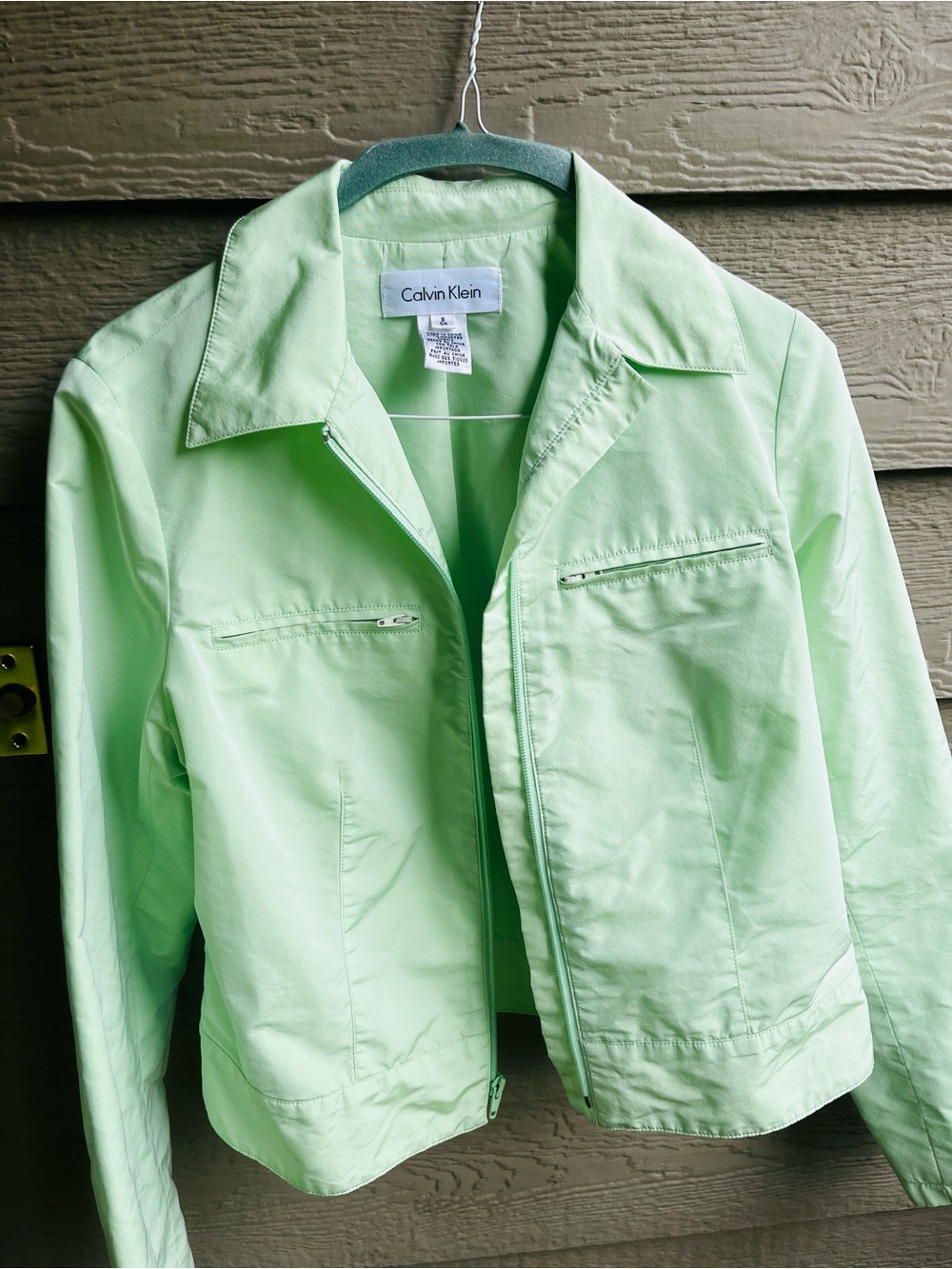 Calvin Klein Light Mint Green Women's Jacket